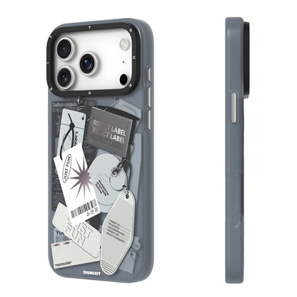 YOUNGKIT Interdimensional Series For iPhone 17 Pro Magnetic Case Matte TPU IMD Phone Back Cover