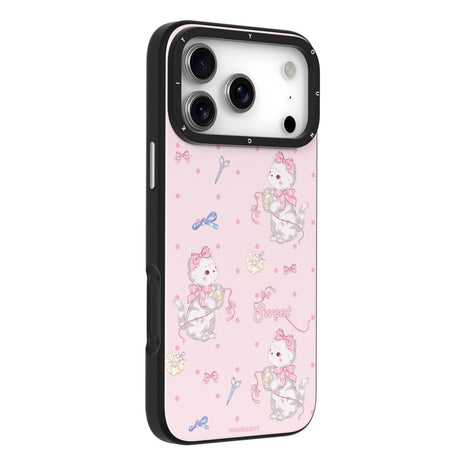 YOUNGKIT Cute Moments Series For iPhone 17 Pro Max Magnetic Case IMD Shockproof TPU Phone Back Cover
