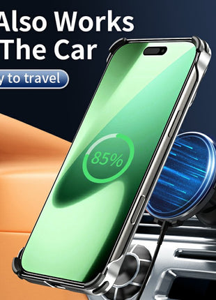 Auspicious Cloud Series For iPhone Air Hollow Case Aluminum Alloy Kickstand Magnetic Phone Cover