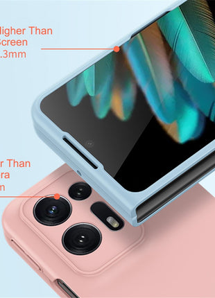 For Oppo Find N2 5G Skin-touch Feeling Hard PC Case Drop-proof Protection Cell Phone Cover