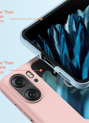 For Oppo Find N2 Flip 5G Skin-touch Feeling Drop-proof Hard PC Back Case Cell Phone Cover Protector