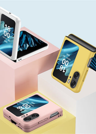 For Oppo Find N2 Flip 5G Skin-touch Feeling Drop-proof Hard PC Back Case Cell Phone Cover Protector