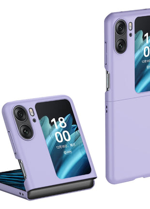For Oppo Find N2 Flip 5G Skin-touch Feeling Drop-proof Hard PC Back Case Cell Phone Cover Protector