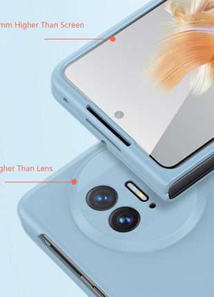 For Huawei Mate X3 5G Hard PC Skin-touch Phone Case Anti-drop Folding Phone Cover