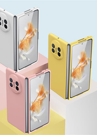 For Huawei Mate X3 5G Hard PC Skin-touch Phone Case Anti-drop Folding Phone Cover