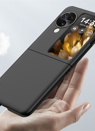 For Oppo Find N3 Flip 5G Slim PC Phone Case Skin-Touch Shockproof Cover