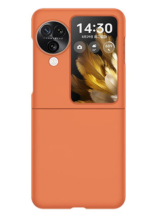 For Oppo Find N3 Flip 5G Slim PC Phone Case Skin-Touch Shockproof Cover