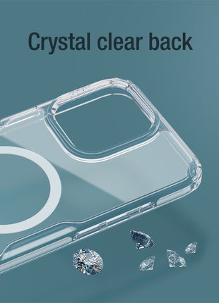 NILLKIN Nature Pro Series for iPhone 15 Pro Max Compatible with MagSafe Phone Case PC+TPU Back Cover