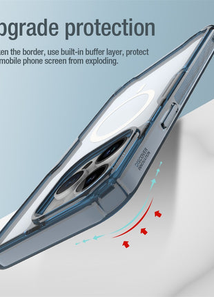 NILLKIN Nature Pro Series for iPhone 15 Pro Max Compatible with MagSafe Phone Case PC+TPU Back Cover