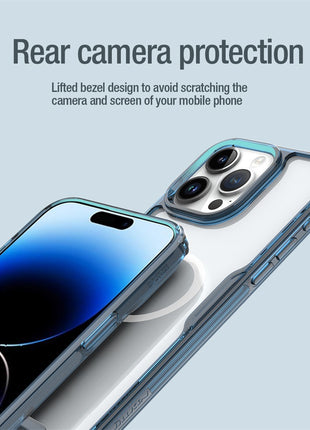 NILLKIN Nature Pro Series for iPhone 15 Pro Max Compatible with MagSafe Phone Case PC+TPU Back Cover