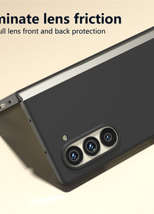 For Samsung Galaxy Z Fold6 5G PC Case Skin-touch Anti-scratch Folding Phone Cover