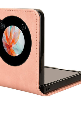 For ZTE nubia Flip 5G / Libero Flip A304ZT Leather Case Card Slots Phone Cover