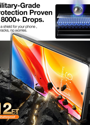 TORRAS Glassgo For Samsung Galaxy S25+ Screen Protector Tempered Glass HD Film with Automatic Dust Removal Tool