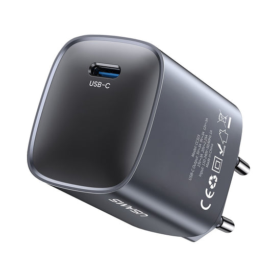 USAMS T66 45W GaN Fast Charger Portable Power Adapter for Phone / Tablet / Laptop, EU Plug