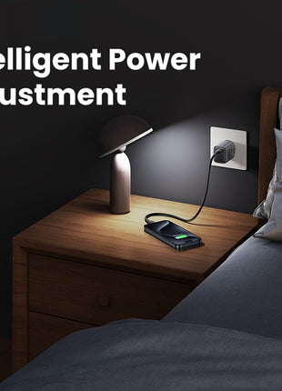 USAMS T66 45W GaN Fast Charger Portable Power Adapter for Phone / Tablet / Laptop, EU Plug