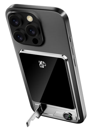 F15 10000mAh Ultra Thin Portable Power Bank 15W Wireless Magnetic Charger with Foldable Stand