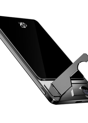 F15 10000mAh Ultra Thin Portable Power Bank 15W Wireless Magnetic Charger with Foldable Stand