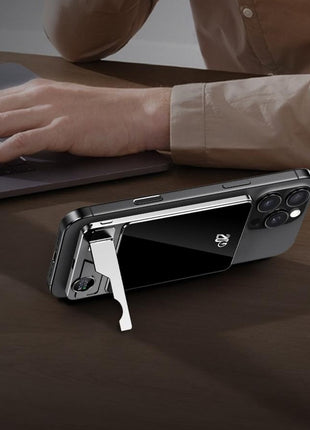 F15 10000mAh Ultra Thin Portable Power Bank 15W Wireless Magnetic Charger with Foldable Stand