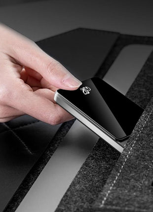 F15 10000mAh Ultra Thin Portable Power Bank 15W Wireless Magnetic Charger with Foldable Stand