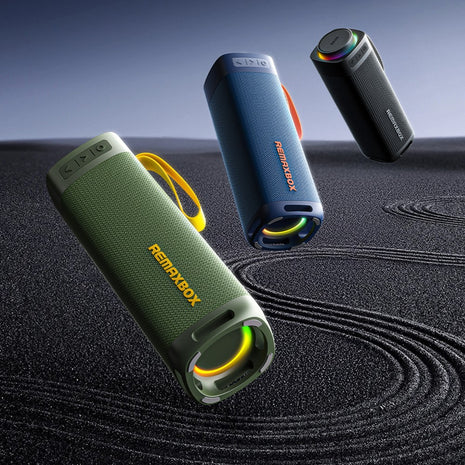 REMAX RB-M22 Portable Wireless Bluetooth-Compatible Speaker with RGB Lighting TWS Pairing